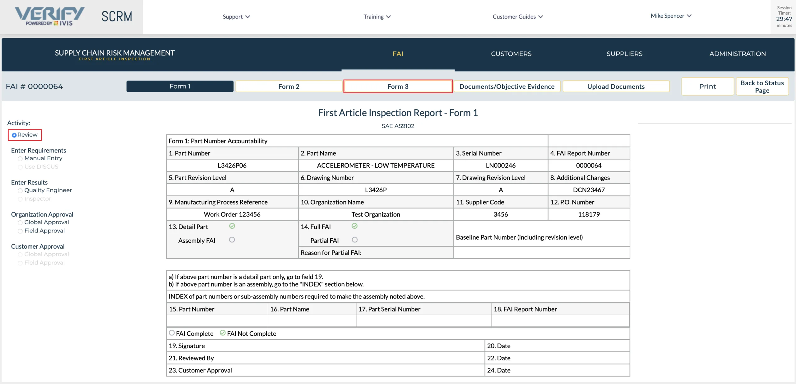 FAI Application Requirements Wizard