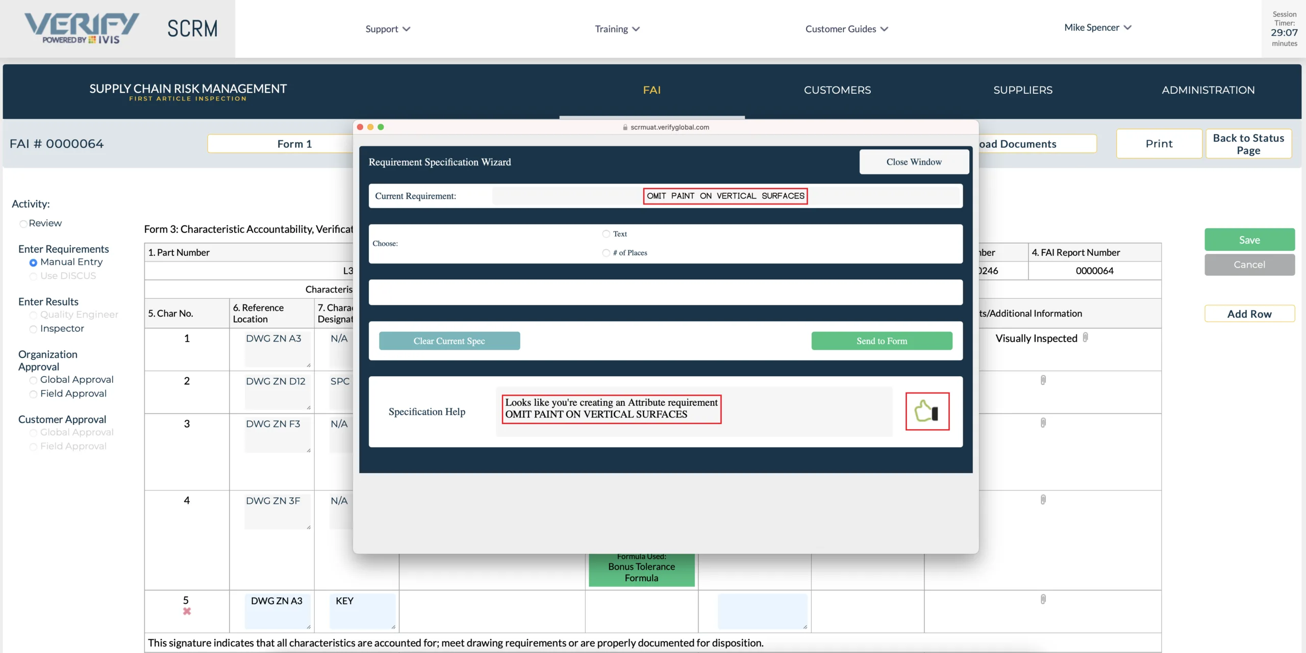 FAI Application Requirements Wizard