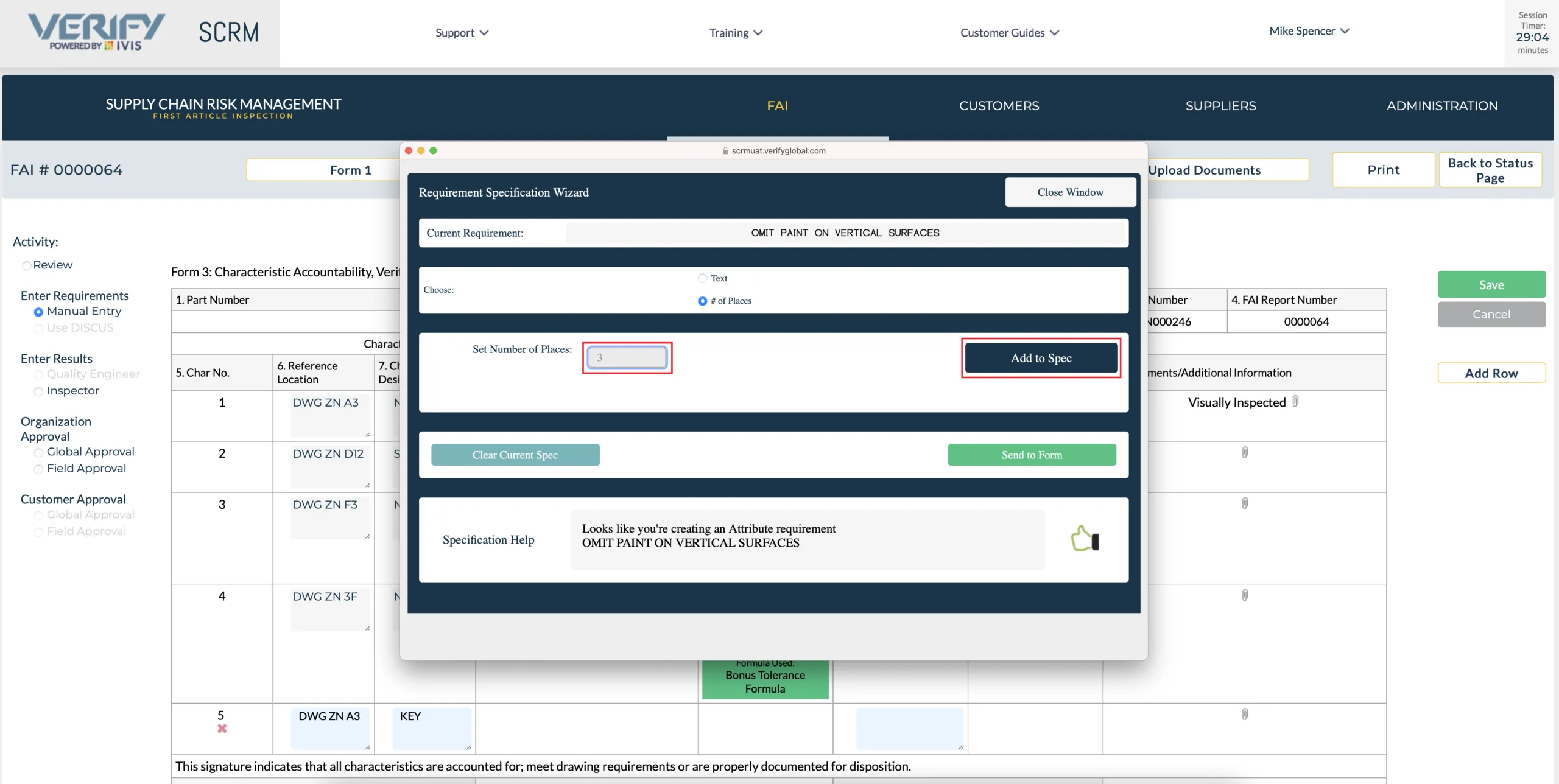 FAI Application Requirements Wizard