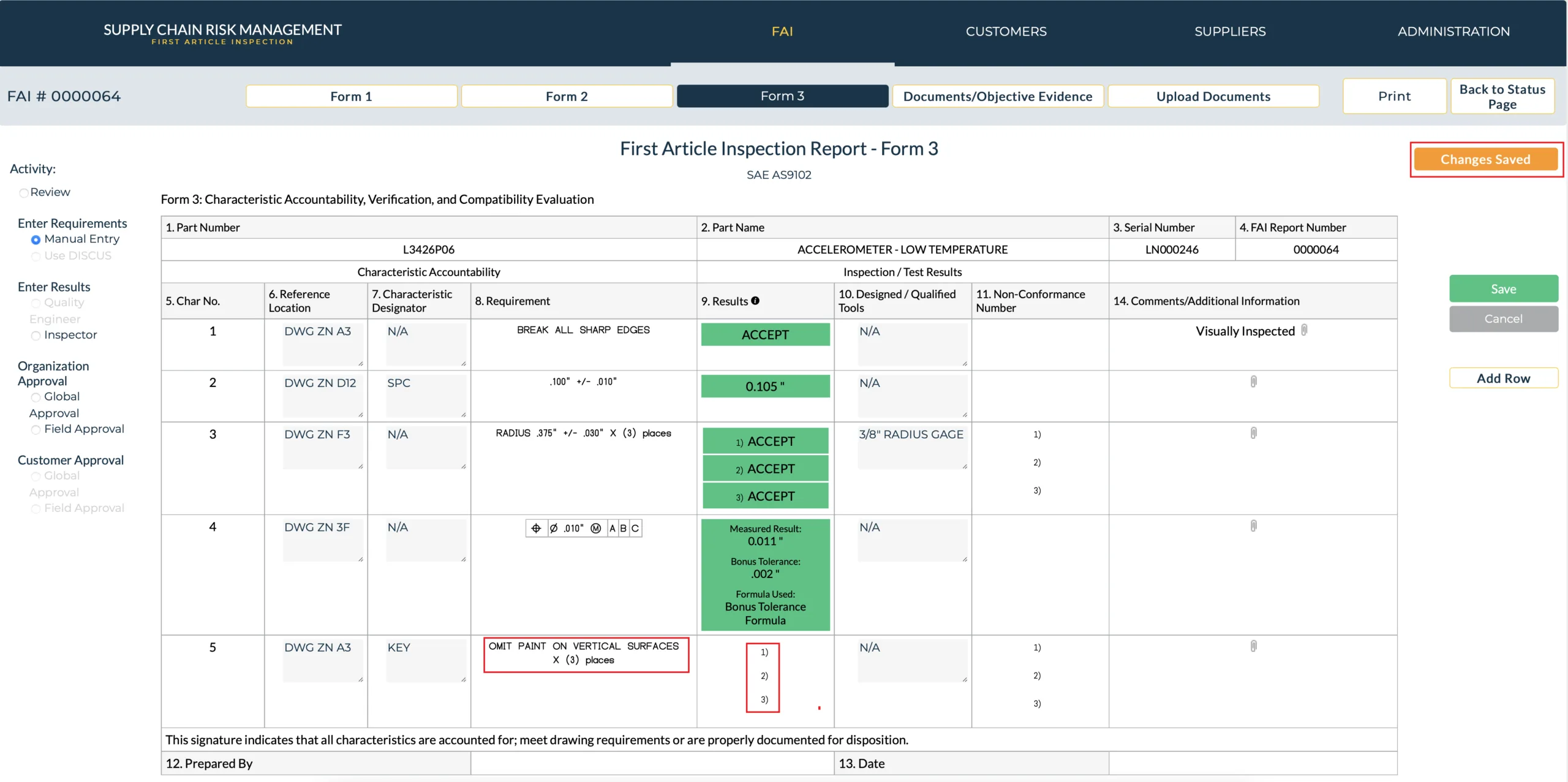 FAI Application Requirements Wizard