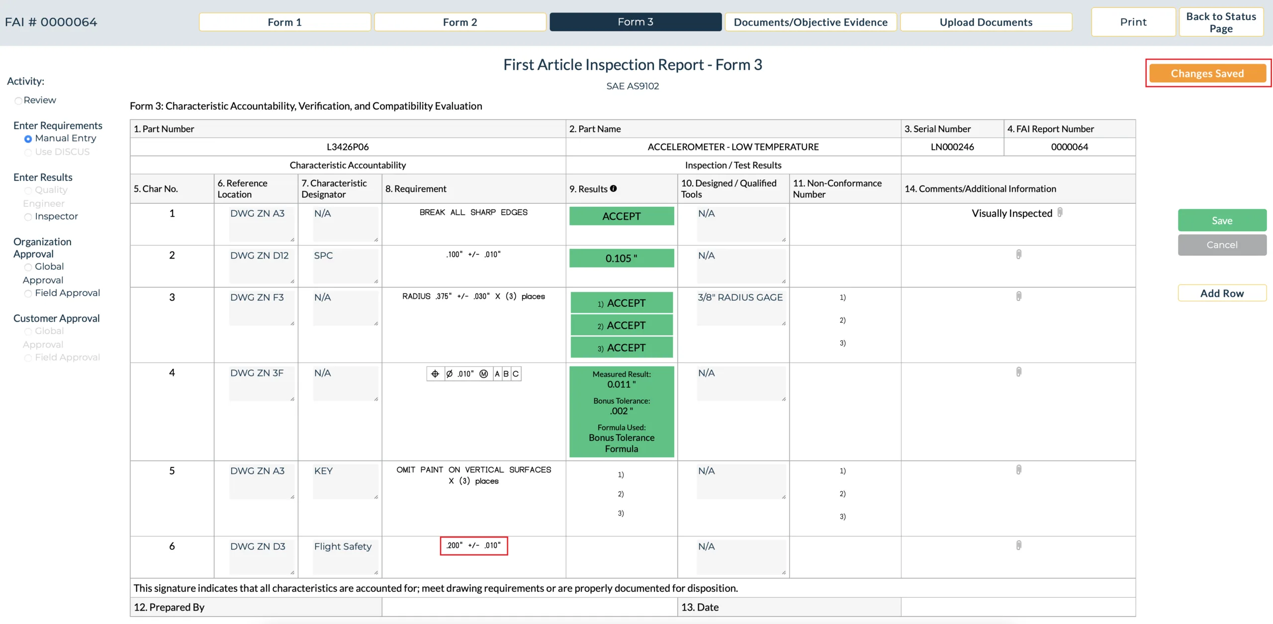 FAI Application Requirements Wizard