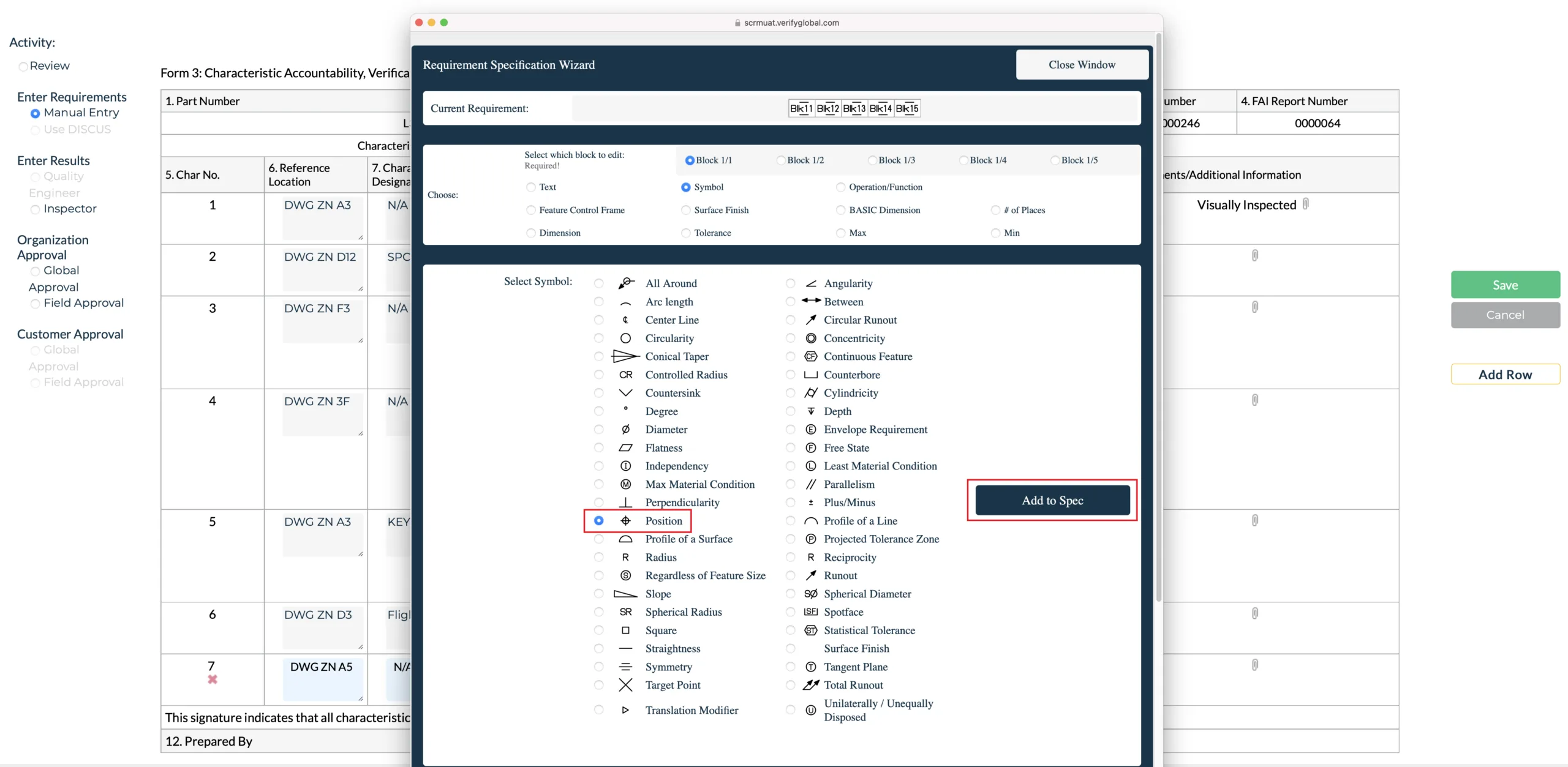 FAI Application Requirements Wizard