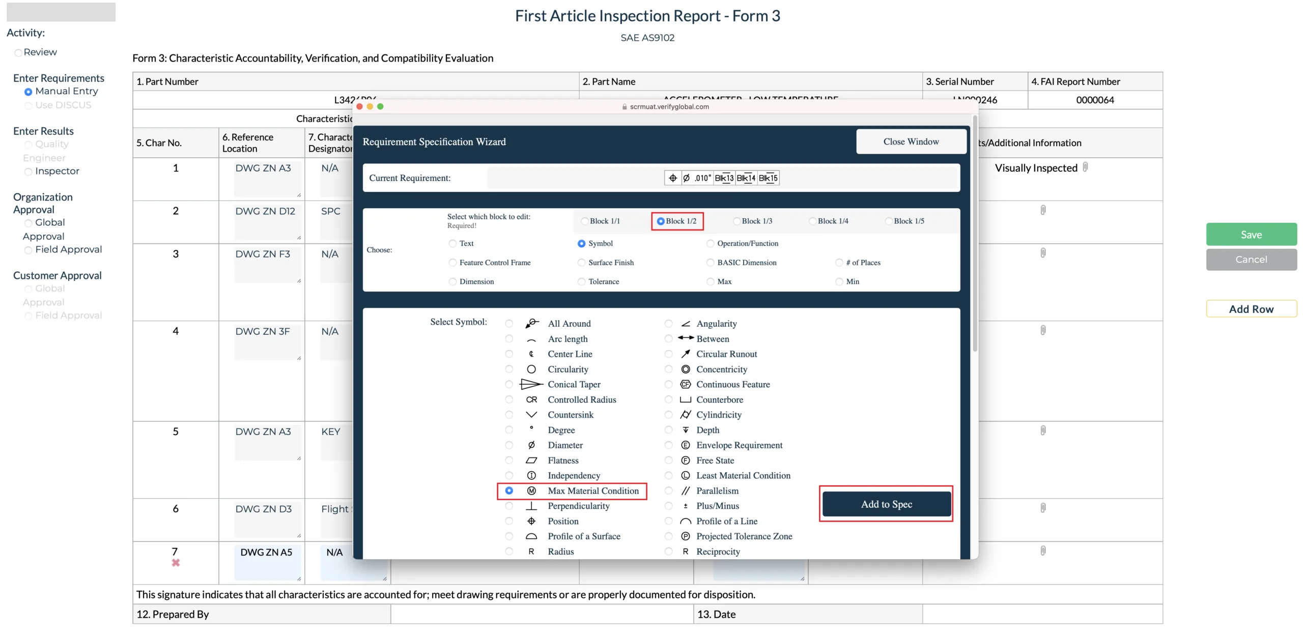 FAI Application Requirements Wizard