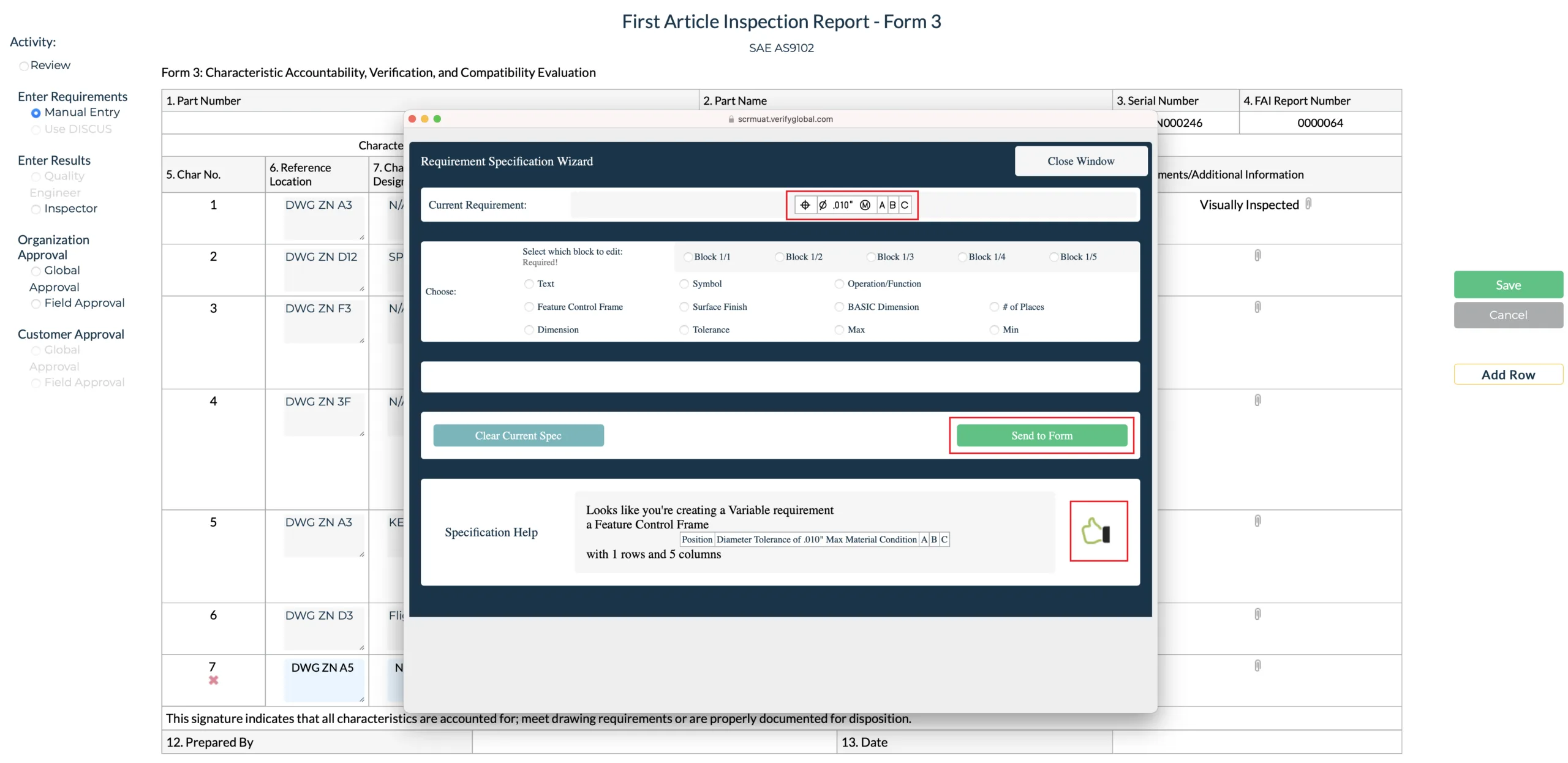 FAI Application Requirements Wizard