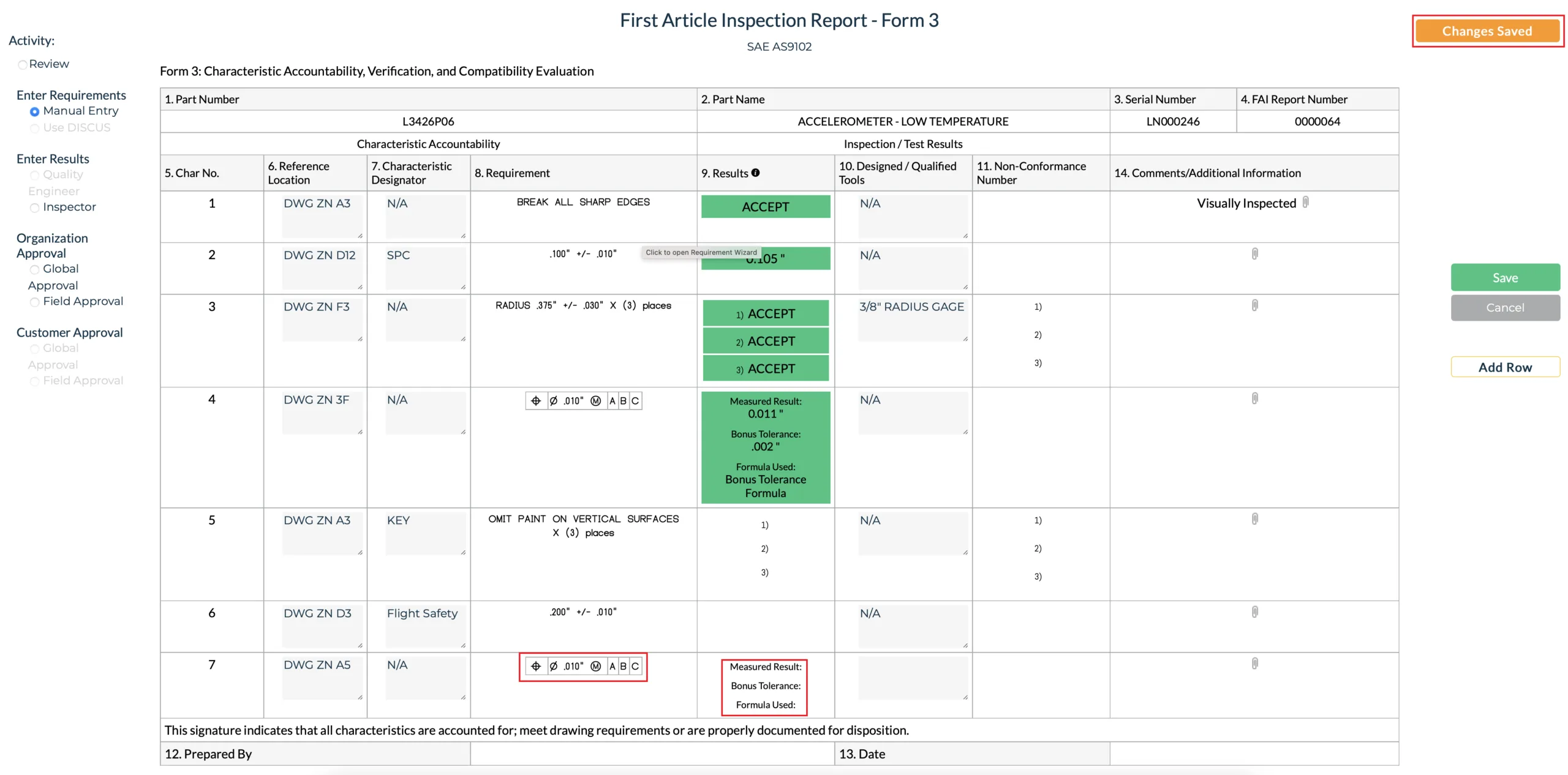 FAI Application Requirements Wizard