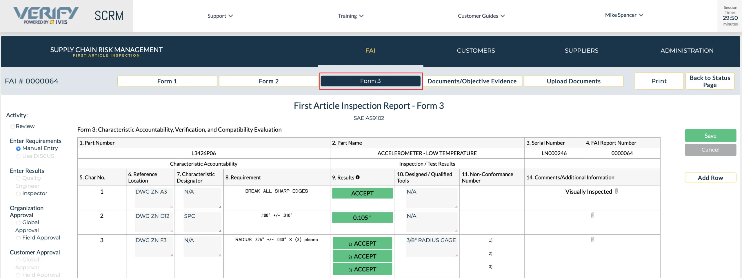 FAI Application Requirements Wizard